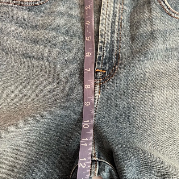 7 For All Mankind 7 FAM Cropped Alexa size 31 jeans high waisted wide leg - Picture 6 of 10